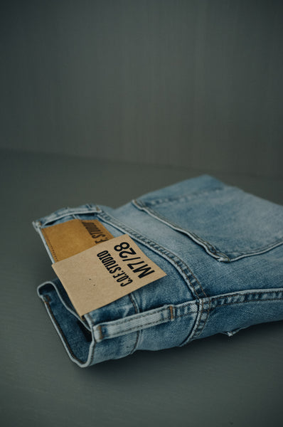 C.O.F Studio Candiani M7 Tapered Comfort Organic Indigo 90's Wash