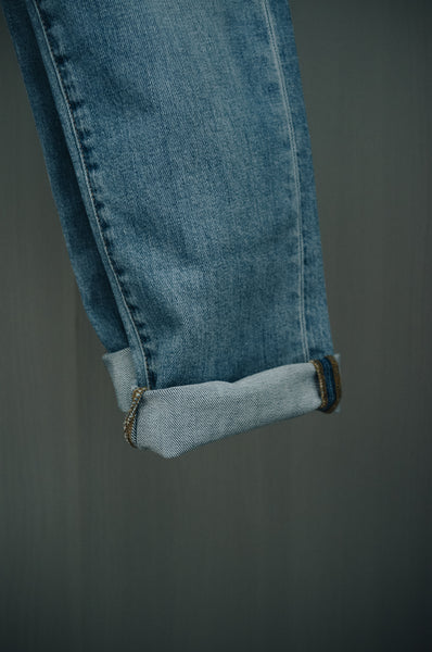 C.O.F Studio Candiani M7 Tapered Comfort Organic Indigo 90's Wash