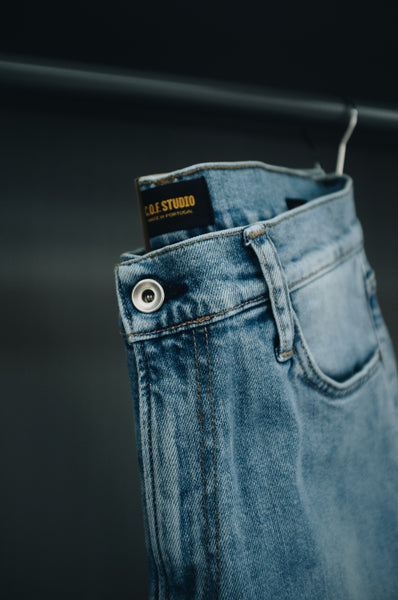 C.O.F Studio Candiani M7 Tapered Comfort Organic Indigo 90's Wash