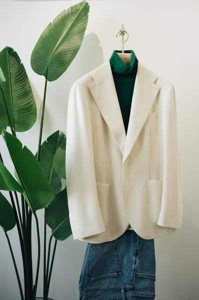 Green 12 Gauge Cashmere Turtleneck Sweater