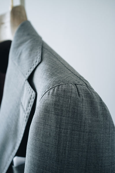 Super 120's Wool Light Grey Four Season Sport Jacket