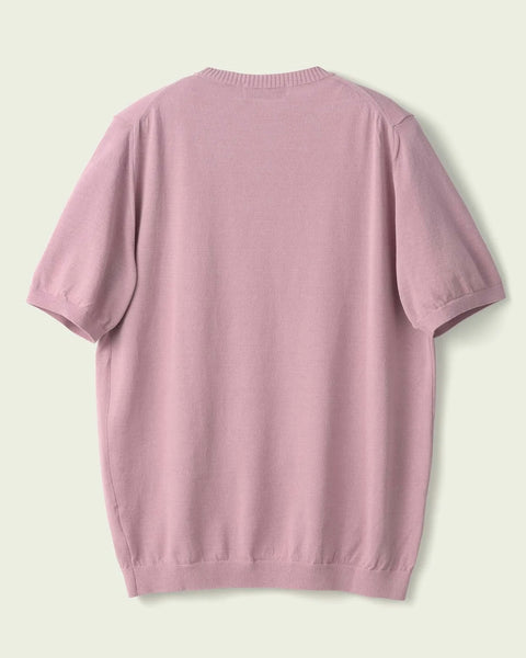 Mooncastle Ice Cotton Crew Neck Knitted T Shirts