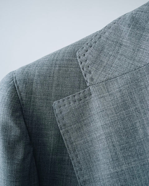 Super 120's Wool Light Grey Four Season Sport Jacket