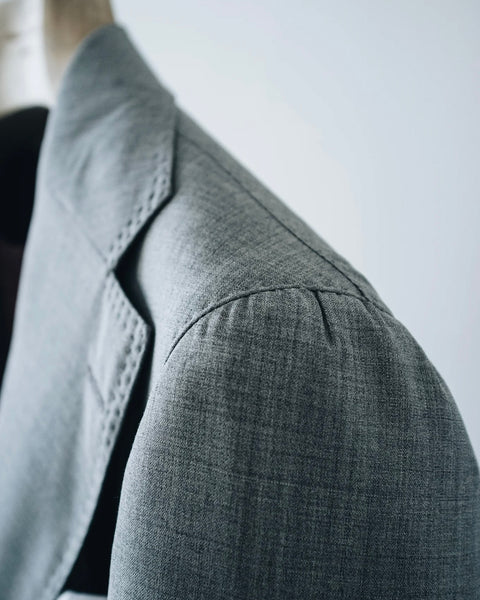 Super 120's Wool Light Grey Four Season Sport Jacket