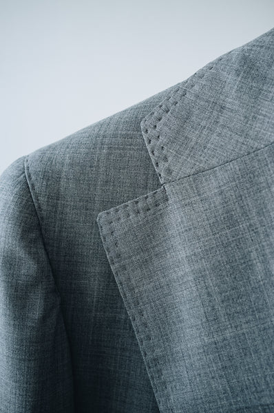 Super 120's Wool Light Grey Four Season Sport Jacket